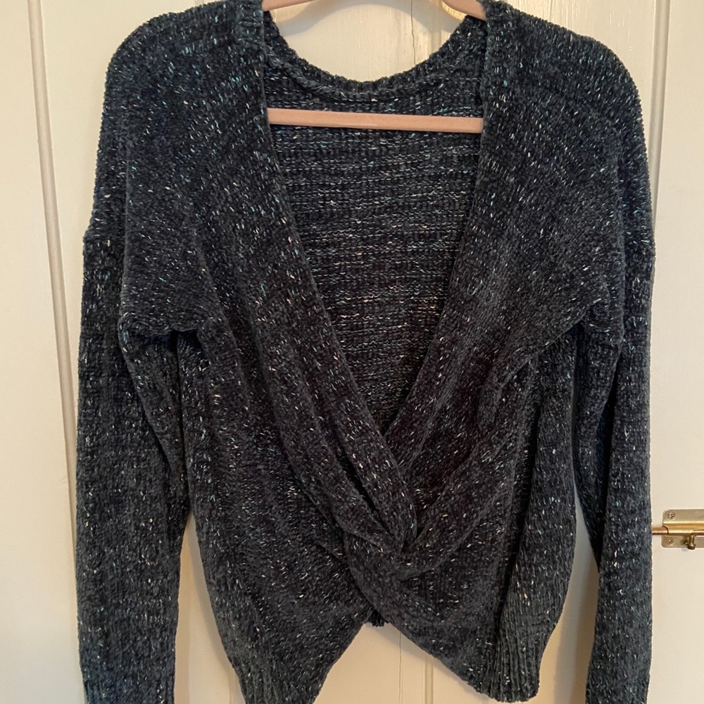 Twist back sweater